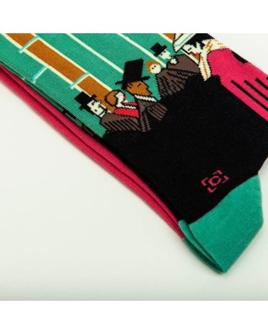 Chaussettes - The Dance Curator Socks jolies pour femme originales pour homme chausset rigolotes drole Suisse