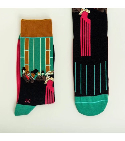 Socken - The Dance Curator Socks Socke lustige Damen Herren farbige coole socken mit motiv kaufen