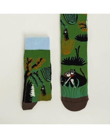 Socken - Die Spaßvögel Curator Socks Socke lustige Damen Herren farbige coole socken mit motiv kaufen