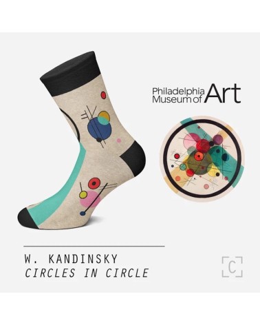 Socken - Kreise im Kreis Curator Socks Socken design Schweiz Original
