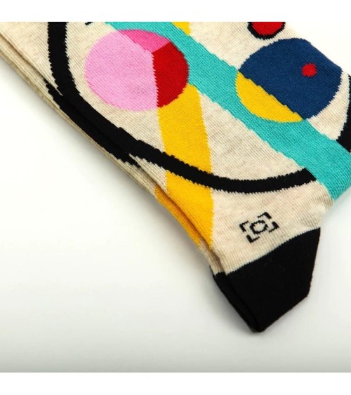 Chaussettes - Cercles dans un cercle Curator Socks jolies chausset pour homme femme fantaisie drole originales