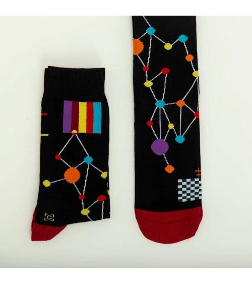 Chaussettes - Network of Above Curator Socks jolies pour femme originales pour homme chausset rigolotes drole Suisse