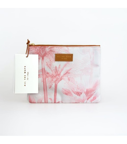 Clutch bag - Pink Forest All the ways to say Bags design switzerland original