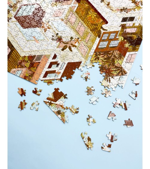 1000 Teile Puzzle - City Terracotta All the ways to say the Jigsaw happy art puzzle spiele der Tages für Erwachsene Kinder ka...