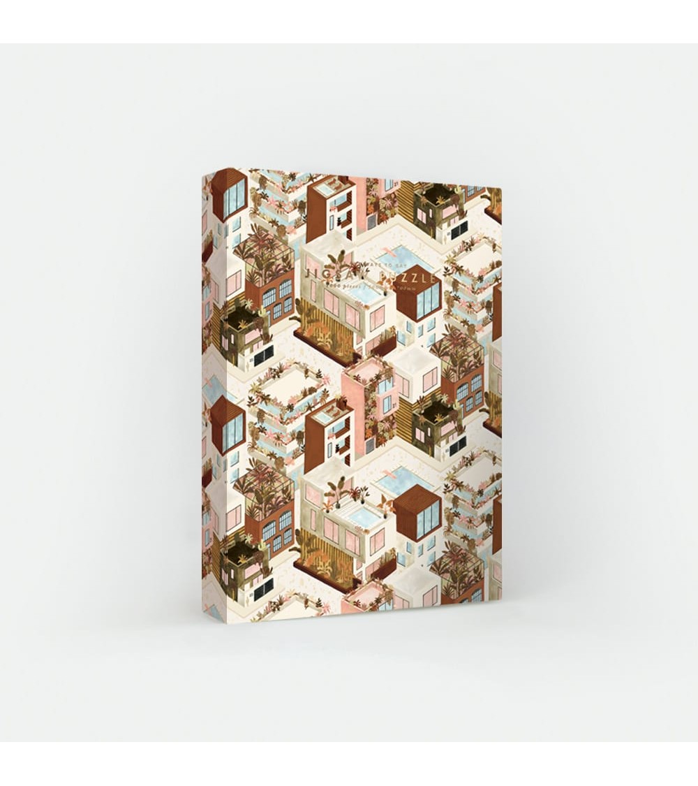 Puzzle 1000 pièces - City Terracotta All the ways to say Puzzles adulte design art the jigsaw suisse
