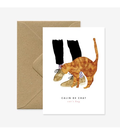 Greeting Card - Cat's Hug All the ways to say happy birthday wishes for a good friend congratulations cards