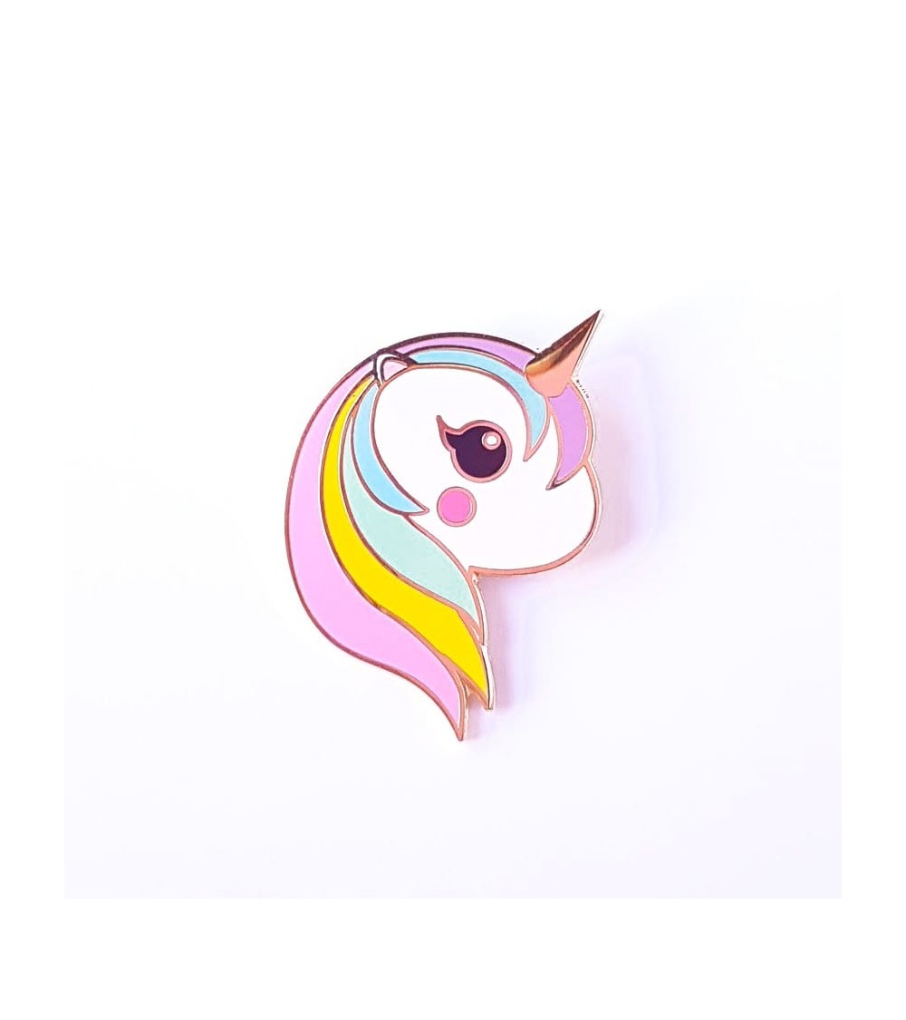 Enamel Pin - Rainbow unicorn pastel Studio Inktvis broches and pins hat pin badges collectible