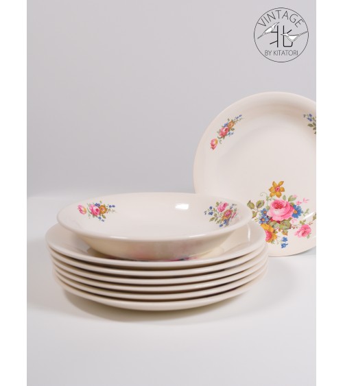 Servizio di ceramica fiorita Boch Vintage Vintage by Kitatori Kitatori.ch - Concept Store di arte e design design svizzera or...