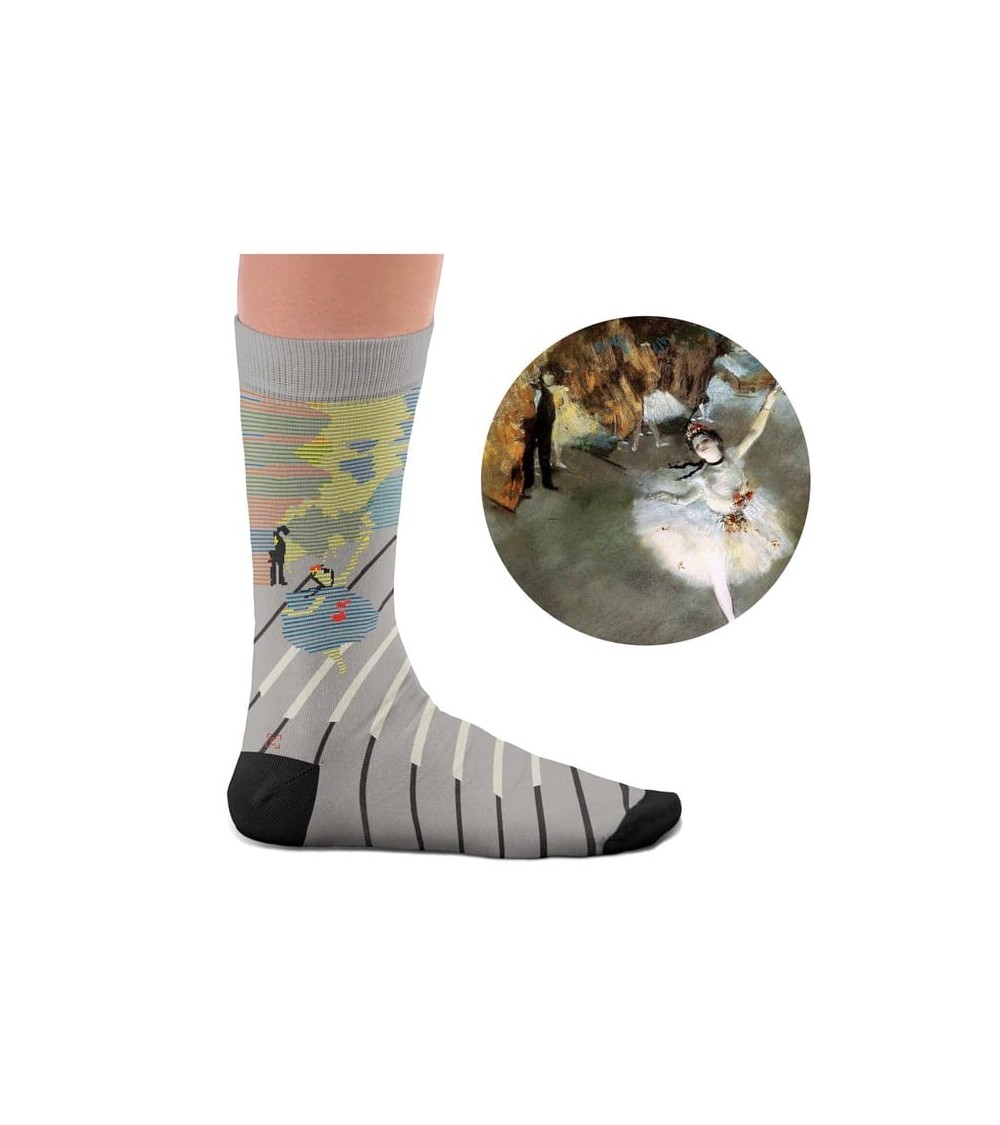 Chaussettes - L'Étoile Curator Socks jolies pour femme originales pour homme chausset rigolotes drole Suisse