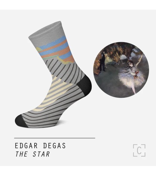 Chaussettes - L'Étoile Curator Socks jolies pour femme originales pour homme chausset rigolotes drole Suisse