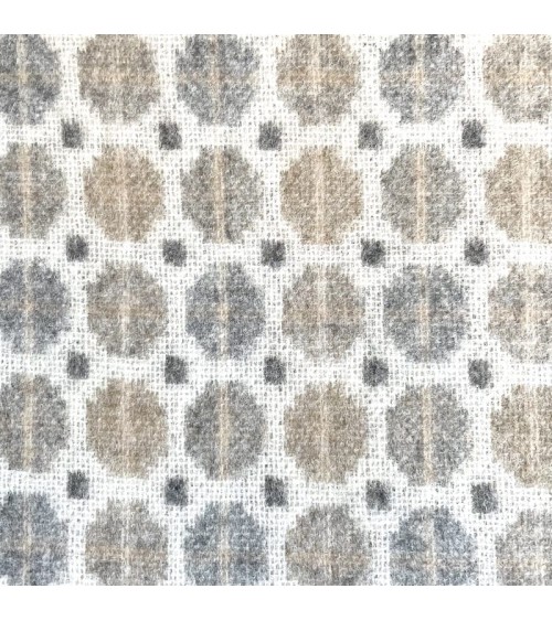 MILAN Natural - Coperta di lana merino Bronte by Moon di qualità per divano coperte plaid