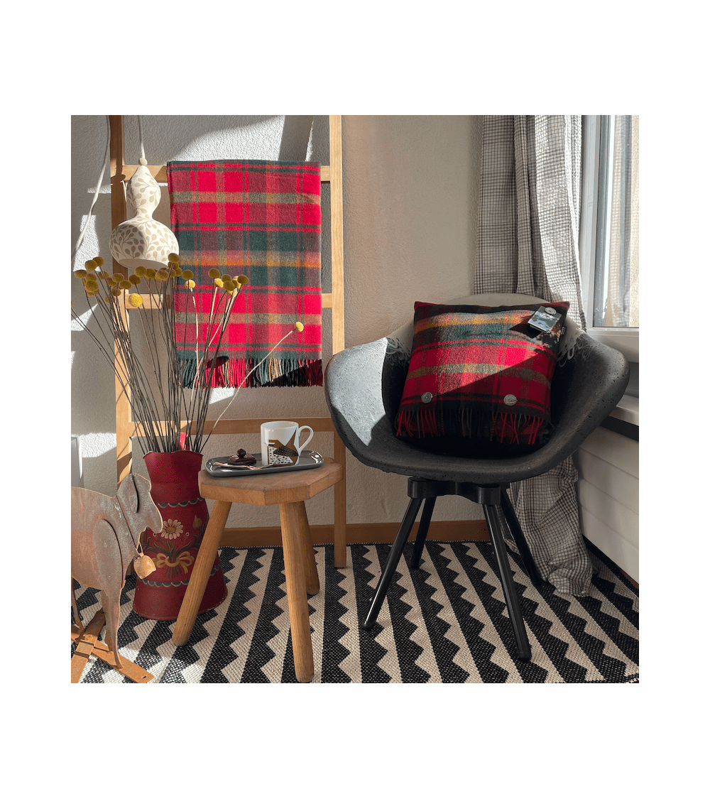 DARK MAPLE - Sofa Cushion in merino wool Bronte by Moon decorative accent throw pillows cases sofa original