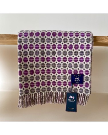 MILAN Clover - Couverture en laine mérinos, plaid pour canapé Bronte by Moon anglaise plaid tartan ecossais 100 laine highland