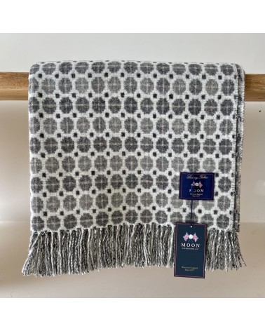 MILAN Grau - Merino Wolldecke, Kuscheldecke Bronte by Moon Schafwolldecke warme Woll Decken Sofa wohndecke kaufen