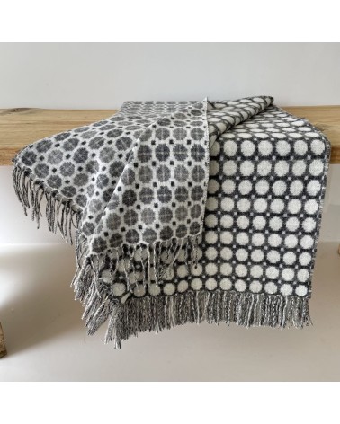 MILAN Grau - Merino Wolldecke, Kuscheldecke Bronte by Moon Schafwolldecke warme Woll Decken Sofa wohndecke kaufen