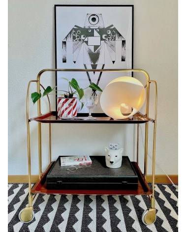 Ours Polaire - Porte crayon & stylo, Petit pot de fleur Quail Ceramics bureau original design pour plantes intérieur à couver...
