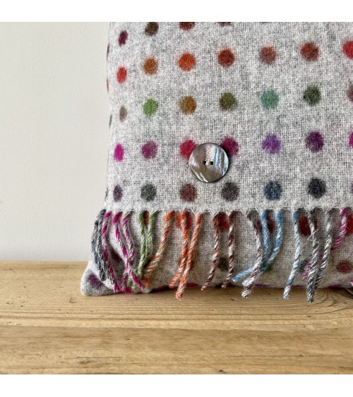 MULTI SPOT Grigio - Cuscino per divano in lana merino Bronte by Moon cuscini decorativi per divano deco di lusso originale