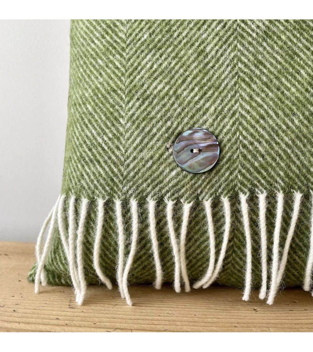 HERRINGBONE Apple - Pure new wool Sofa Cushion Bronte by Moon decorative accent throw pillows cases sofa original