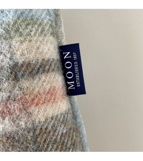 GLEN COE Aqua - Coussin décoratif en laine Bronte by Moon coussins décoratifs pour canapé salon deco original suisse