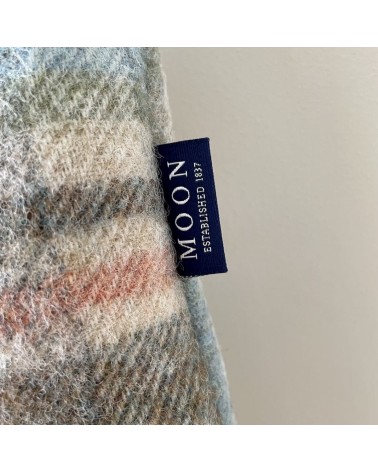 GLEN COE Aqua - Coussin décoratif en laine Bronte by Moon coussins décoratifs pour canapé salon deco original suisse
