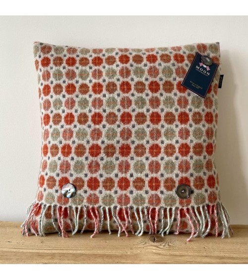 MILAN Saffron - Merino wool cushion Bronte by Moon Cushion design switzerland original
