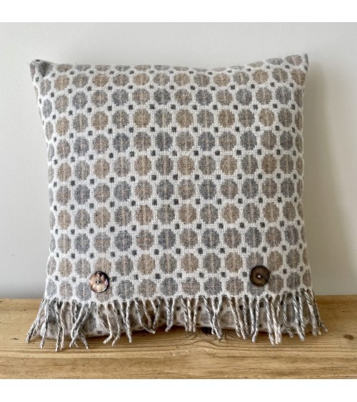 MILAN Natural - Merino wool cushion Bronte by Moon Cushion design switzerland original