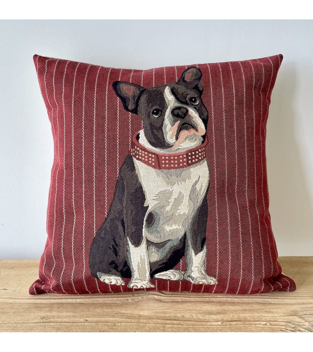 Bouledogue français - Housse de coussin Yapatkwa coussins décoratifs pour canapé salon deco original suisse