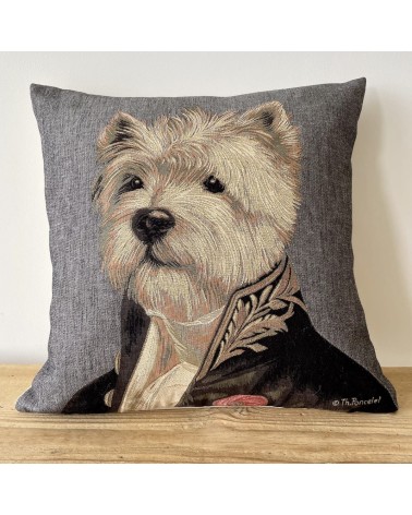 Westie - Housse de coussin Yapatkwa coussins décoratifs pour canapé salon deco original suisse