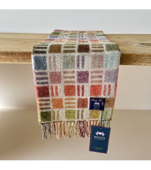 RIBBON Beige - Merino wool scarf Bronte by Moon scarves for women mens scarf Kitatori Switzerland