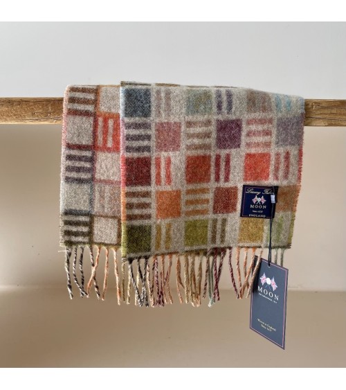 RIBBON Beige - Merino wool scarf Bronte by Moon scarves for women mens scarf Kitatori Switzerland