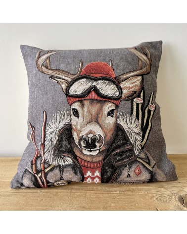 Hirsch - Bergdeko - Kissenbezug Yapatkwa zierkissen sofa deko kissen kaufen dekokissen sofakissen