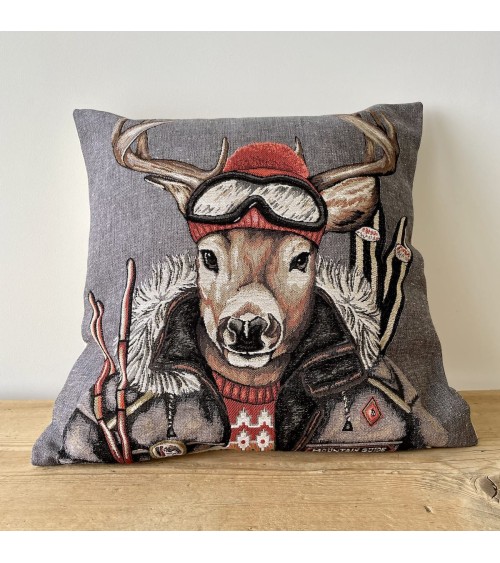Hirsch - Bergdeko - Kissenbezug Yapatkwa zierkissen sofa deko kissen kaufen dekokissen sofakissen