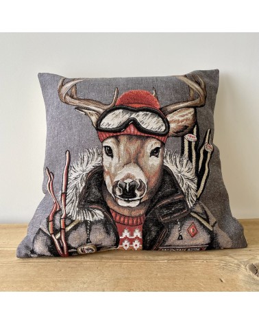 Hirsch - Bergdeko - Kissenbezug Yapatkwa zierkissen sofa deko kissen kaufen dekokissen sofakissen