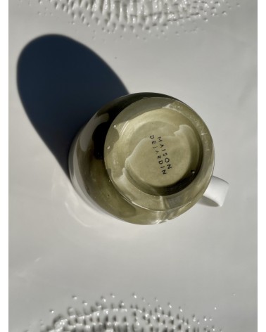 Großer Porzellan Becher - Vapor Grün Maison Dejardin kaffeetassen teetasse grosse lustige schöne kaufen