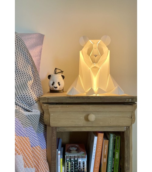 Lampe chat - Luminaire animal à poser, lampe de chevet design - Plizoo