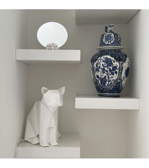 Lampe chat - Luminaire animal à poser, lampe de chevet design Plizoo a poser de nuit led moderne originale design suisse