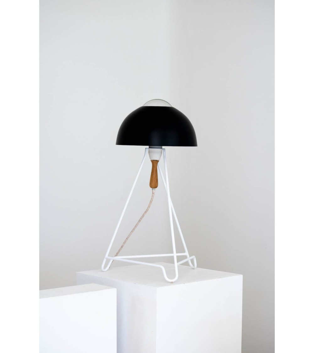 Studio Simple Blanc & noir - Lampe de table, lampe de chevet Serax a poser de nuit led moderne originale design suisse