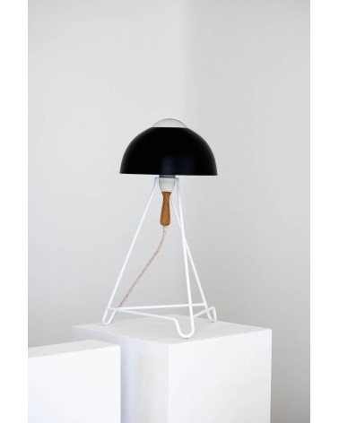 Studio Simple Blanc & noir - Lampe de table, lampe de chevet Serax a poser de nuit led moderne originale design suisse