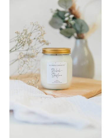 Rhubarb & Elderflower - Scented Candle handmade good smelling candles shop store