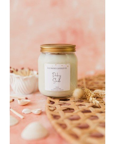 Pinky Sands - Duftkerze Beste Natürliche Duftkerzen im glas kaufen