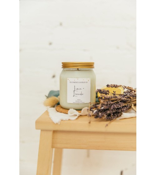 Lemon & Lavender - Scented Candle handmade good smelling candles shop store