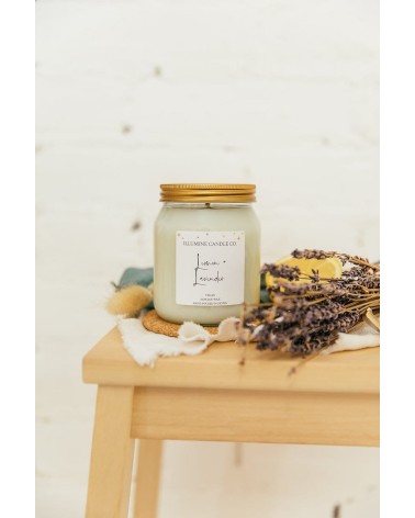 Lemon & Lavender - Scented Candle handmade good smelling candles shop store