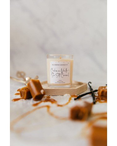 Cashmere Vanilla & Sea Salt Caramel - Scented Candle handmade good smelling candles shop store