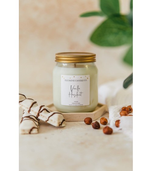 Vanilla Hazelnut - Scented Candle handmade good smelling candles shop store