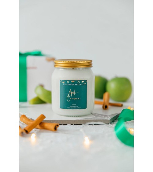 Apple Cinnamon - Scented Candle handmade good smelling candles shop store