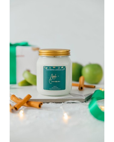 Apple Cinnamon - Scented Candle handmade good smelling candles shop store