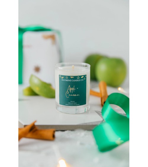 Apple Cinnamon - Scented Candle handmade good smelling candles shop store