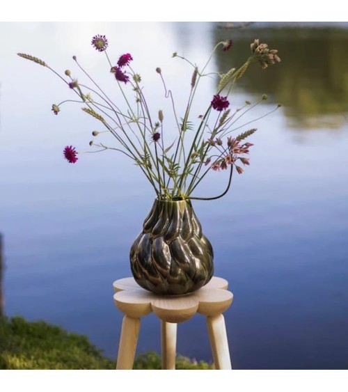 EDA Vase - Waldgrün MYLHTA vasen deko blumenvase blume vase design dekoration spezielle schöne kitatori schweiz kaufen