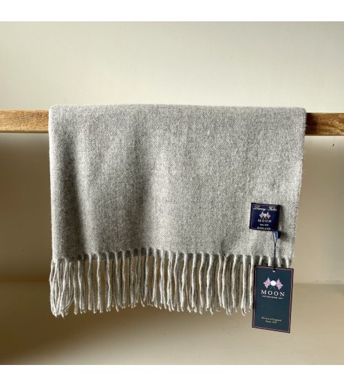 PLAIN Silver XXL - Sciarpa di lana merino Bronte by Moon sciarpe da uomo per donna donne bambino