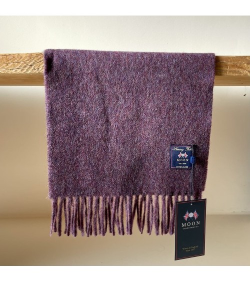 Écharpe en laine mérinos - PLAIN Purple Heather Bronte by Moon Écharpes design suisse original